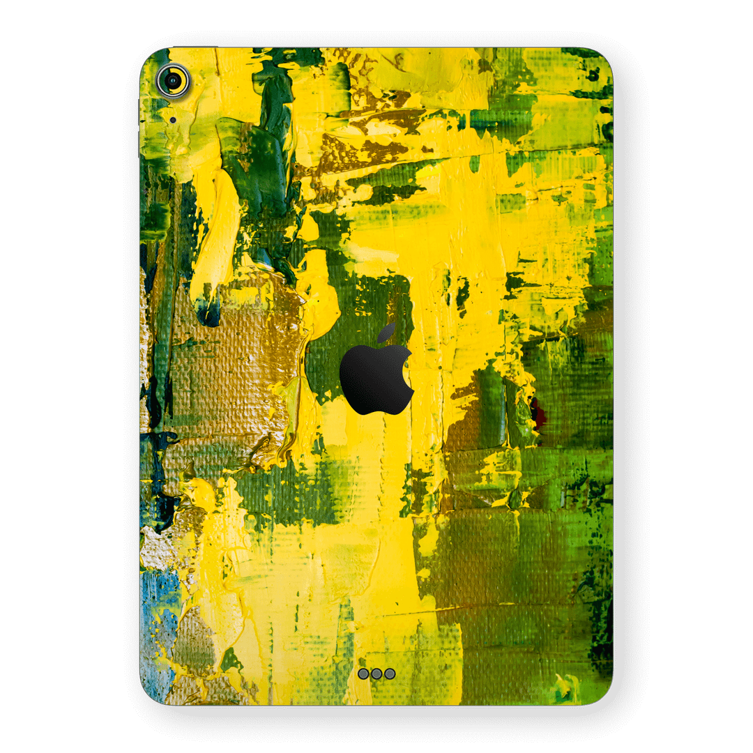 iPad AIR 4/5 (2020/2022) Print Printed Custom SIGNATURE Santa Barbara Landscape in Green and Yellow Skin Wrap Sticker Decal Cover Protector by EasySkinz | EasySkinz.com