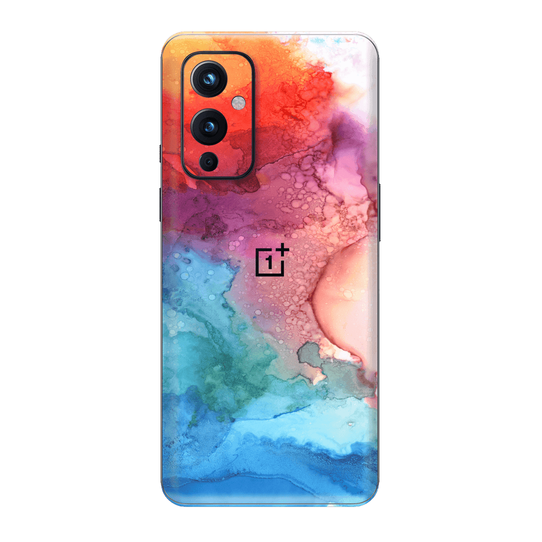 OnePlus 9 Print Printed Custom Signature Pale Watercolour Skin Wrap Sticker Decal Cover Protector by EasySkinz
