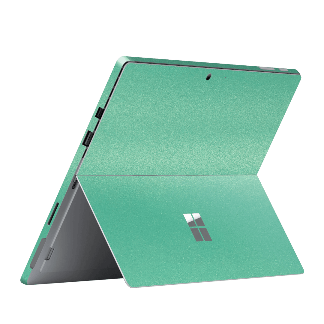 Microsoft Surface Pro (2017) Mint Green Metallic Matt Matte Skin Wrap Sticker Decal Cover Protector by EasySkinz