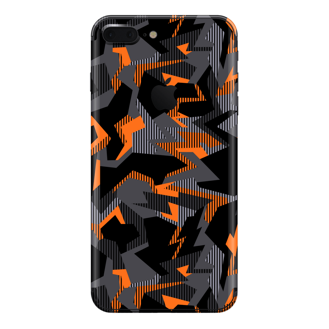 iPhone 8 PLUS Print Printed Custom SIGNATURE Sharp-Edged Orange Camo Camouflage Skin Wrap Sticker Decal Cover Protector by EasySkinz | EasySkinz.com