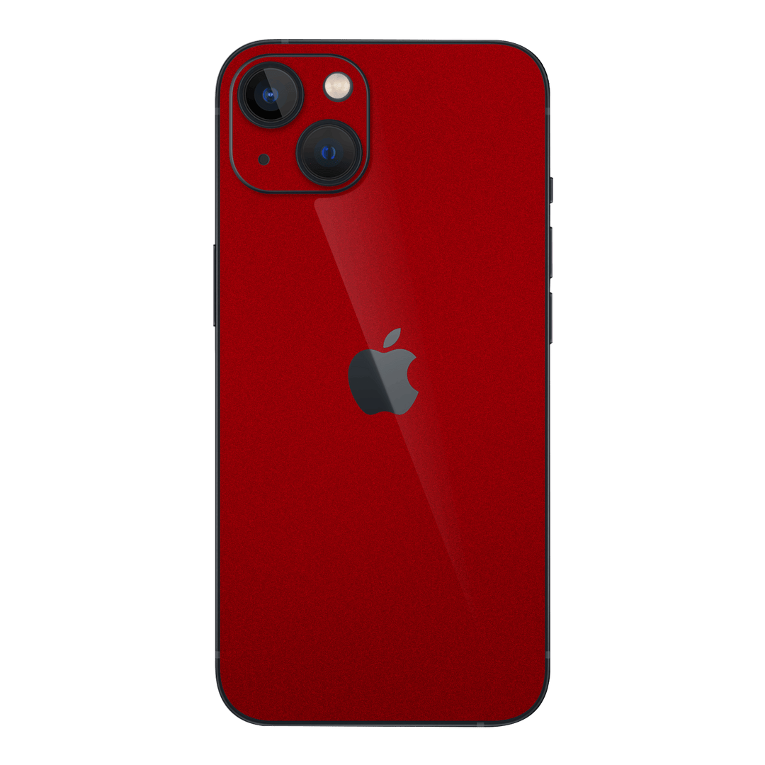 iPhone 13 mini Racing Red Metallic Gloss Finish Skin Wrap Sticker Decal Cover Protector by EasySkinz